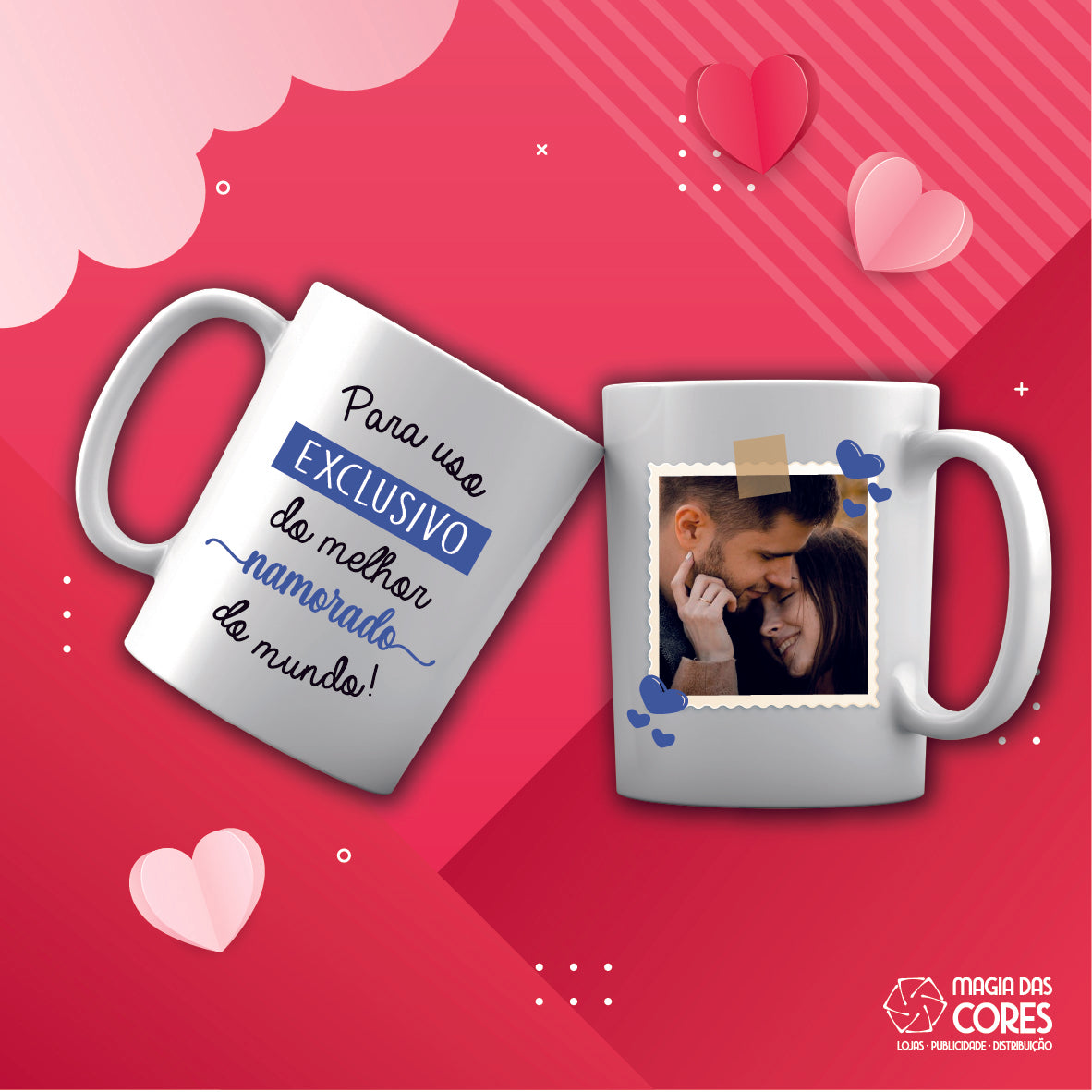 Caneca "Uso Exclusivo Do/a Melhor Namorado/a do Mundo!"