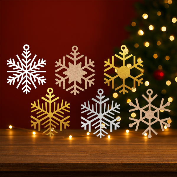 Pack 6 Flocos Natalícios