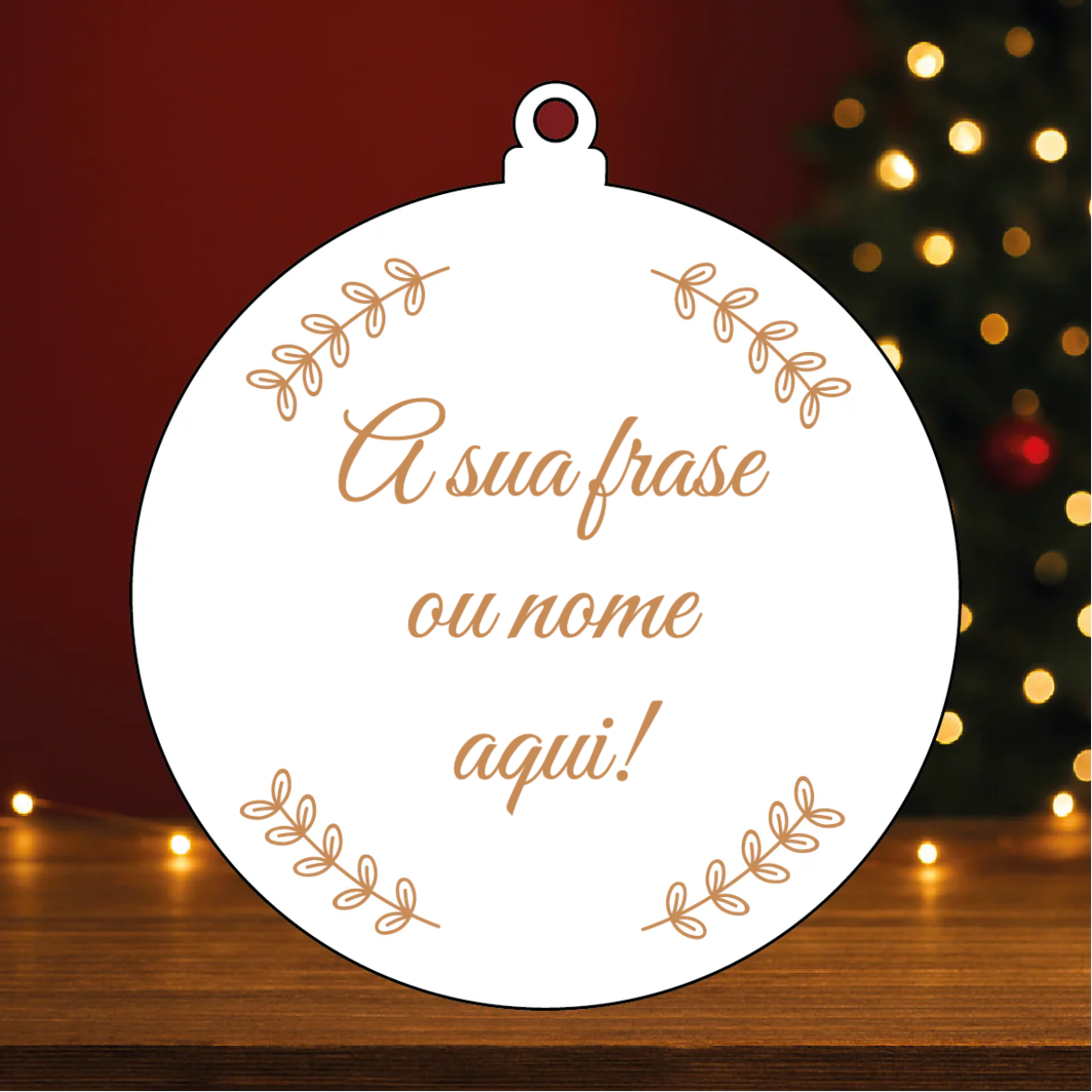 Bola Personalizada Frase - Gravação