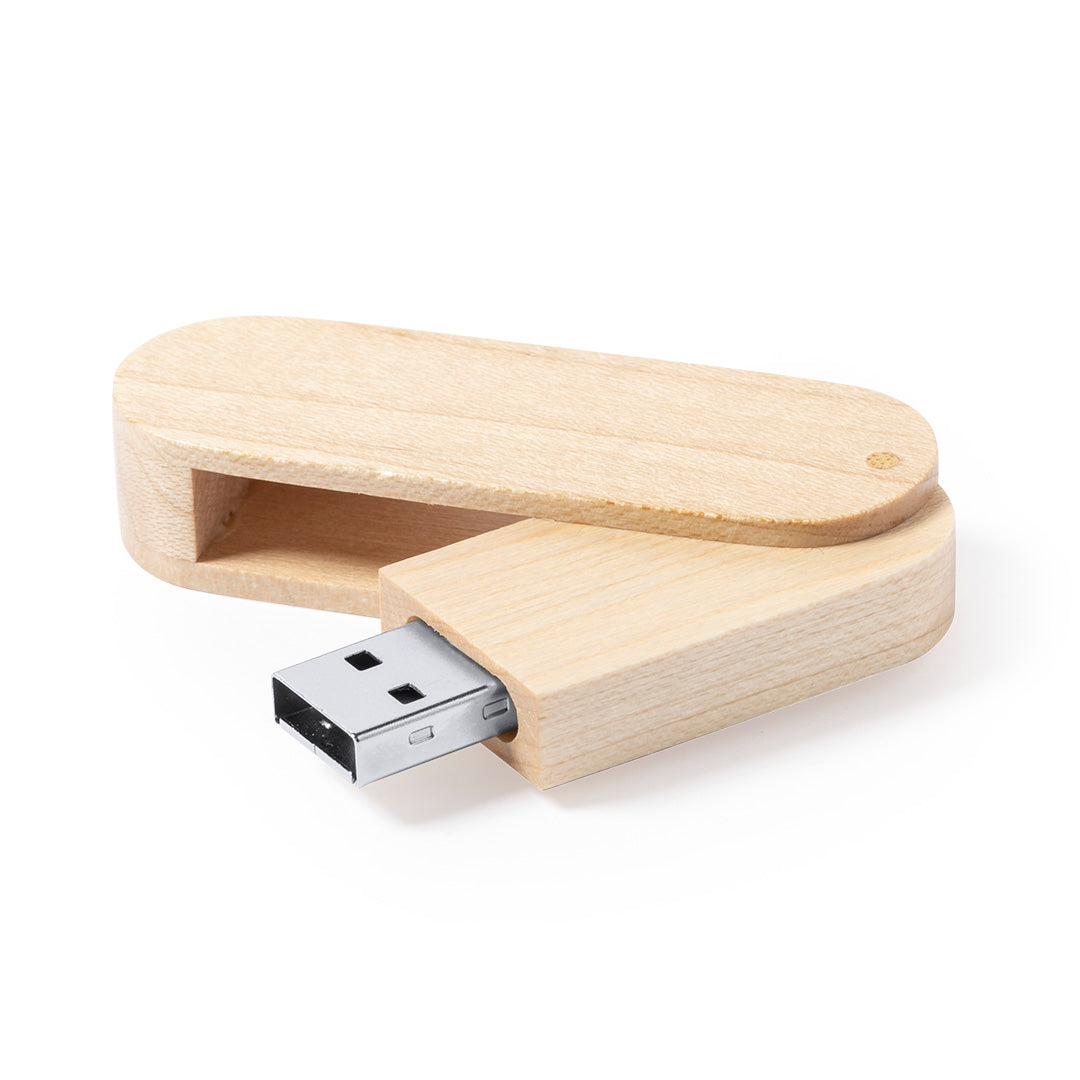 PenDrive em Madeira Personalizável