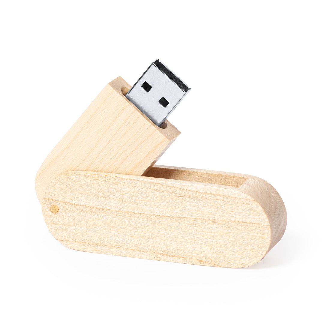 PenDrive em Madeira Personalizável