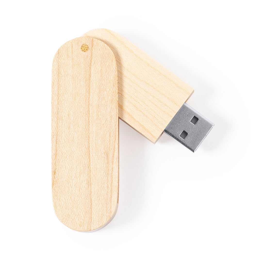 PenDrive em Madeira Personalizável