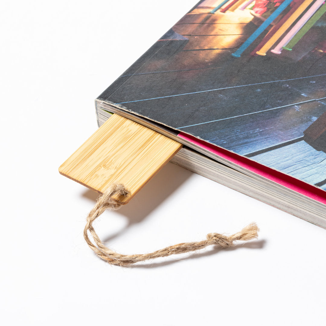 Marcador de Livros em Bamboo Personalizável