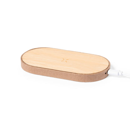 Carregador Wireless em Bamboo Personalizável