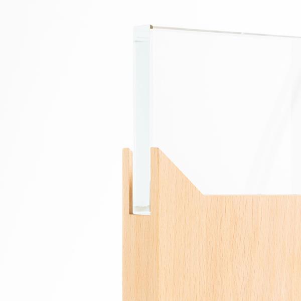 Troféu de Madeira e Vidro