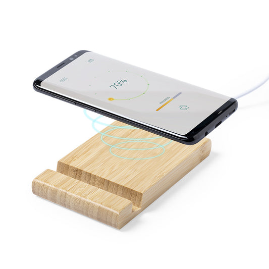 Carregador Wireless em Bamboo