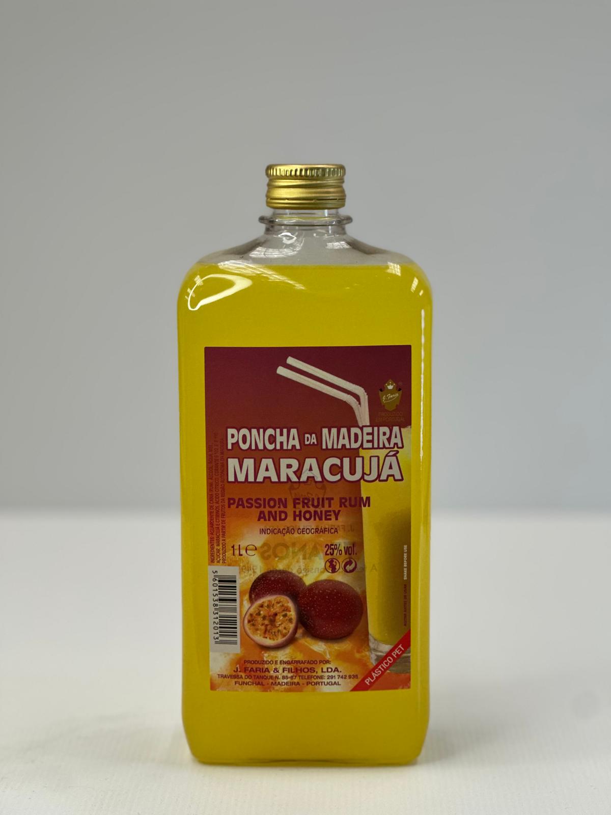 PONCHA MARACUJA PET 1L