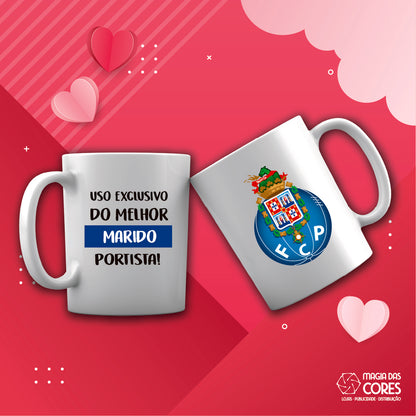 Caneca "Uso Exclusivo do Melhor Marido Clube"