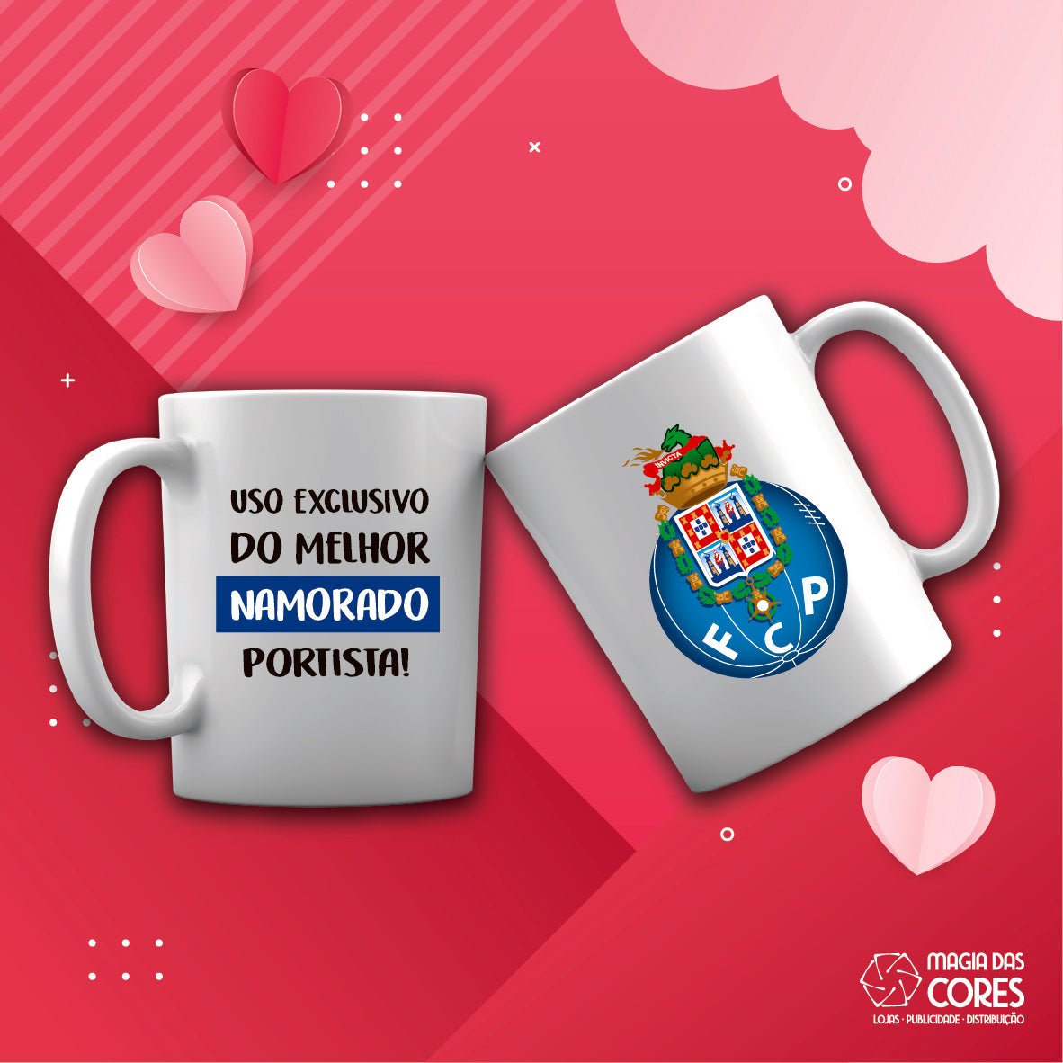 Caneca "Uso Exclusivo do Melhor Namorado Clube"