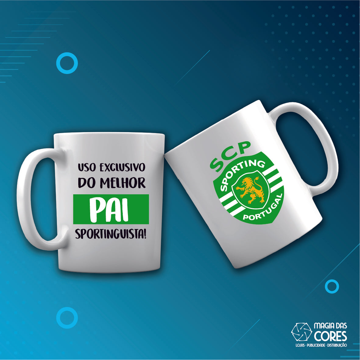 Caneca "Uso Exclusivo do Melhor Pai Clube"
