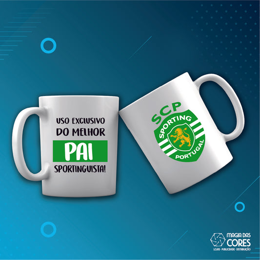 Caneca "Uso Exclusivo do Melhor Pai Clube"
