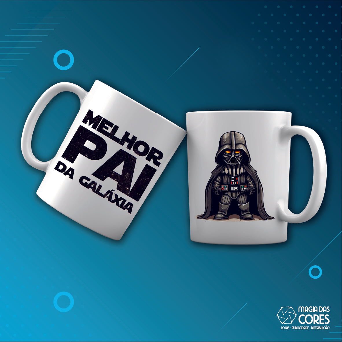 Caneca "Melhor Pai da Galáxia"