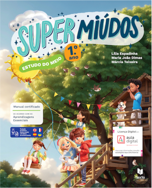 Super Miúdos Estudo do Meio Manual 1º Ano