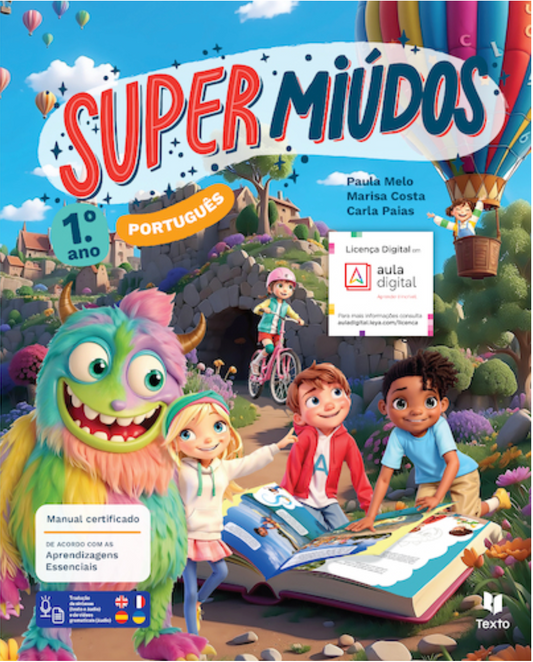 Super Miúdos Português Manual 1º Ano