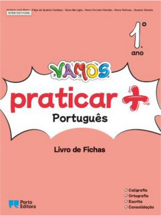 Vamos Praticar Português Fichas 1º Ano