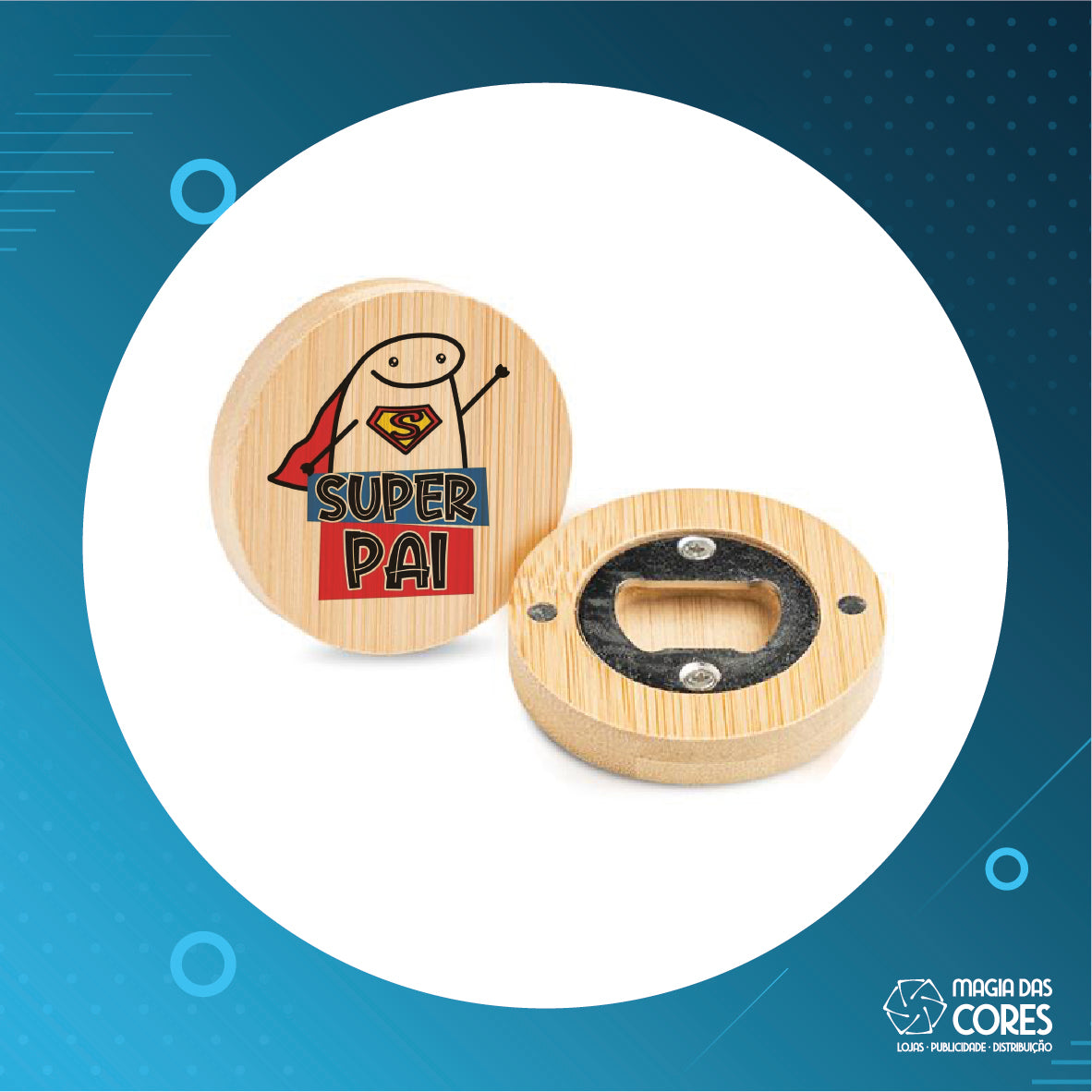 Íman/Abre Cápsulas "Super Pai"