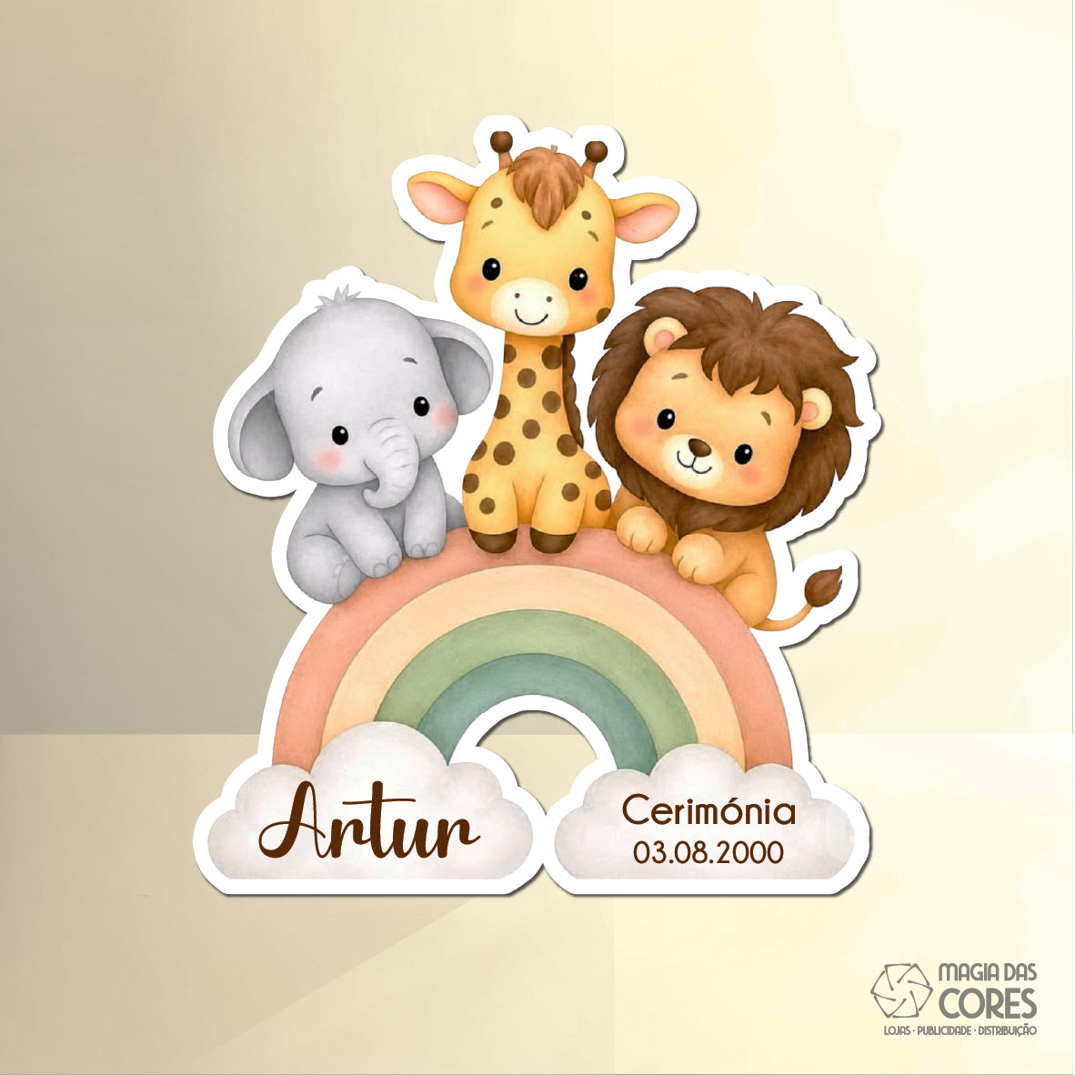 Íman - Animais Arco- Íris