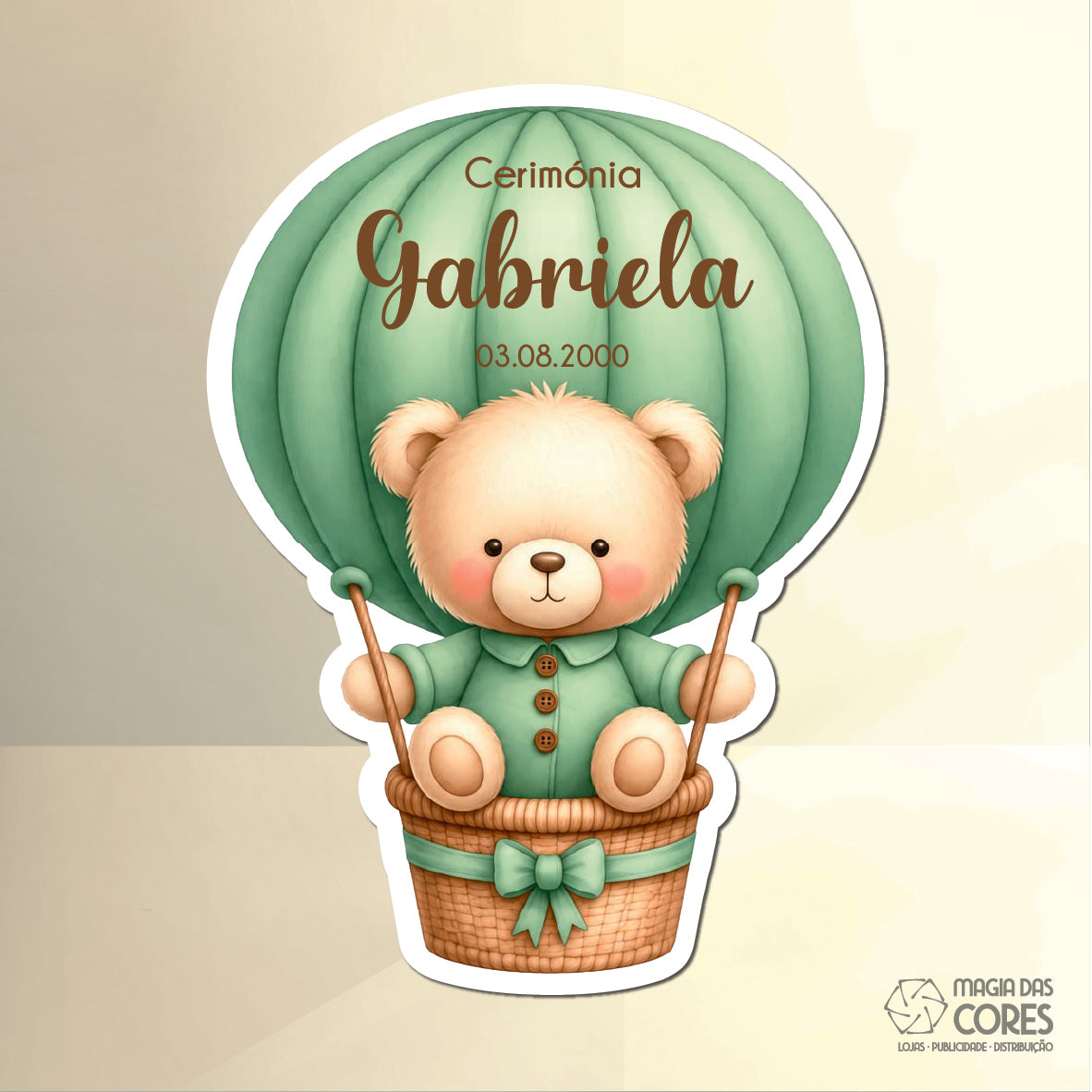 Íman - Urso Balão Ar