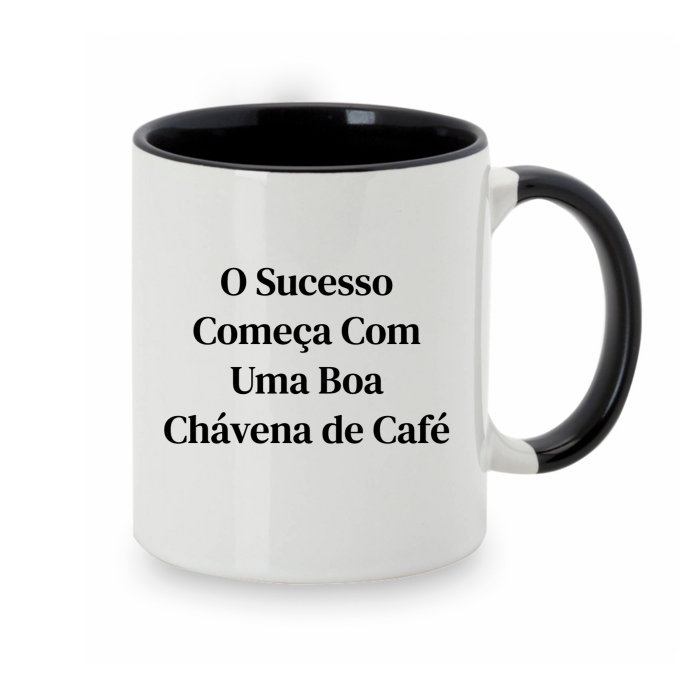 Caneca com Interior Colorido Personalizável