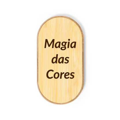 Carregador Wireless em Bamboo Personalizável