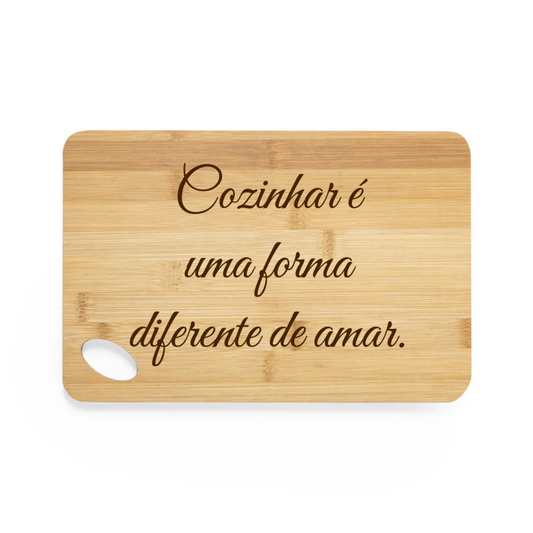 Tábua de Bamboo Personalizável