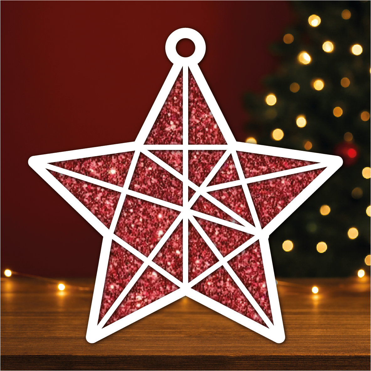 Pack 5 Figuras Natalícias Eva Glitter