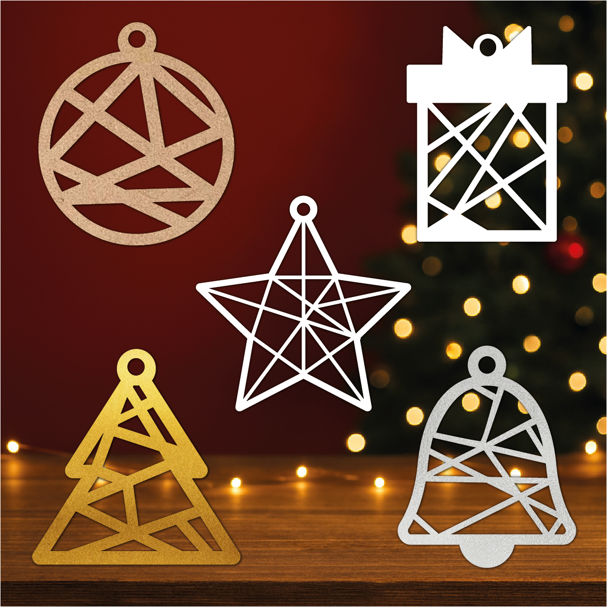 Pack 5 Figuras Natalícias Simples